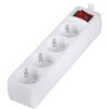 SONORA PSW401 POWER STRIP WITH 4 SOCKETS ON/OFF SWITCH 1.5M WHITE