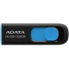 ADATA DASHDRIVE UV128 256GB USB 3.2 FLASH DRIVE BLACK/BLUE