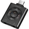 LOGILINK UA0365 USB-C AUDIO ADAPTER, C/M TO 2 X 3.5 MM, F, VIRT.7.1, BLACK, 0.15M