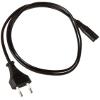 INLINE 2-PIN EURO POWER CABLE 1.2M BLACK