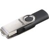 HAMA 104302 ROTATE USB FLASH DRIVE USB 2.0 64 GB 10 MB/S BLACK/SILVER