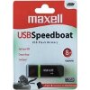 USB STICK MAXELL SPEEDBOAT USB 2.0 8GB BLACK