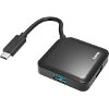 HAMA 200112 USB-C HUB 4 PORTS USB 3.2 GEN 1 5 GBIT/S BLACK