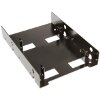 SILVERSTONE SDP08B 3.5'' TO 2X2.5'' BAY CONVERTER BLACK NICKEL