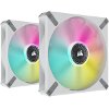 CORSAIR CO-9050119-WW FAN ML140 ELITE AIRGUIDE WHITE RGB DUAL PACK WITH LIGHTING NODE CORE