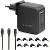 GEMBIRD NPA-PD60-01 UNIVERSAL LAPTOP CHARGER 60W 5V 2.5A