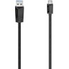 HAMA 200651 CABLE USB-C PLUG-USB-A PLUG USB 3.2 GEN 1GOLD-PLATED 0.75 M BLACK
