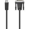 HAMA 205018 CABLE HAMA 205018 HDMI PLUG - DVI/D PLUG 1.5 M SHIELDED