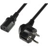 LOGILINK CP095 POWER CORD SCHUKO PLUG TO IEC SOCKET 3M BLACK