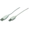 LOGILINK CU0009 USB 2.0 CABLE 2X MALE 5M GREY