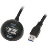 LOGILINK CU0035 USB 3.0 EXTENSION CABLE WITH DOCKING STATION 1.5M