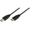 LOGILINK CU0041 USB 3.0 EXTENSION CABLE AM TO AF 1M BLACK