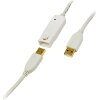 LOGILINK UA0092 USB 2.0 ACTIVE REPEATER CABLE WITH SLIDE LOCK 12M WHITE