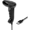 QOLTEC LASER BARCODE READER 1D USB BLACK