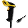 QOLTEC WIRED LASER BARCODE SCANNER 1D USB