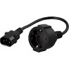 CABLE POWERWALKER IEC 10A C14/SCHUKO CONVERTER (20CM)