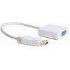 CABLEXPERT A-DPM-VGAF-02-W DISPLAYPORT TO VGA ADAPTER CABLE WHITE