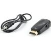 CABLEXPERT AB-HDMI-VGA-02 HDMI TO VGA AND AUDIO ADAPTER SINGLE PORT BLACK BLISTER