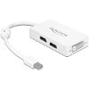 DELOCK 61768 ADAPTER MINI DISPLAYPORT 1.1 MALE > DISPLAYPORT / HDMI / DVI FEMALE PASSIVE