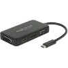 DELOCK 63929 ADAPTER USB TYPE-C MALE > VGA / HDMI / DVI / DISPLAYPORT FEMALE BLACK