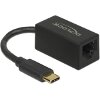 DELOCK 65904 ADAPTER SUPERSPEED USB TYPE-C MALE > GIGABIT LAN COMPACT BLACK