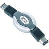 GEMBIRD CCB-FWPR-66-3 COMPACT RETRACTABLE FIREWIRE IEEE 1394 CABLE 6P/6P GOLD-PLATED 1M