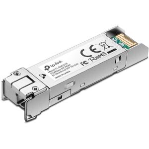 TP-LINK TL-SM321B TRANSCEIVER MODULE SFP MINI-GBIC SINGLE MODE BIDI 1000BASE-BX10-U LC