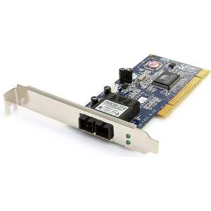 STARTECH 100MBPS FULL/LOW PROFILE ETHERNET MULTI MODE SC FIBER PCI NIC CARD