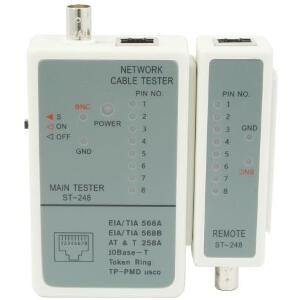 GEMBIRD NCT-1 CABLE TESTER FOR RJ-45 AND RG-58 CABLES