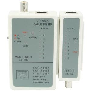 GEMBIRD NCT-1 CABLE TESTER FOR RJ-45 AND RG-58 CABLES