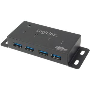 LOGILINK UA0149 USB 3.0 4-PORT HUB METAL WITH 3.5A POWER SUPPLY