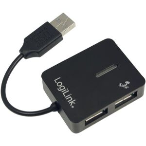 LOGILINK UA0139 SMILE USB 2.0 4-PORT HUB BLACK