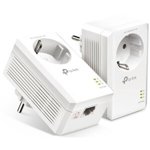 TP-LINK TL-PA7017P KIT V4.0 AV1000 GIGABIT PASSTHROUGH POWERLINE STARTER KIT