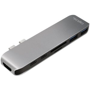 LOGILINK UA0302 USB 3.2 USB-C 7-IN-1 MULTIFUNCTIONAL HUB WITH PD