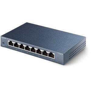 TP-LINK TL-SG108 V6 8-PORT 10/100/1000MBPS DESKTOP SWITCH