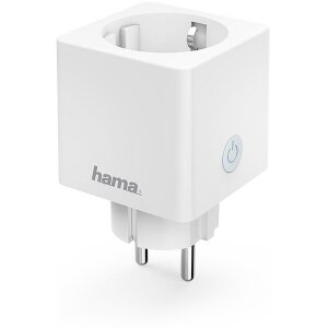 HAMA 176575 MINI WLAN SOCKET CONSUMPTION MEASUREMENT WITHOUT HUB CONTROL BY VOICE/APP