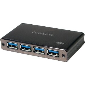 LOGILINK UA0282 USB 3.0 4-PORT HUB BLACK