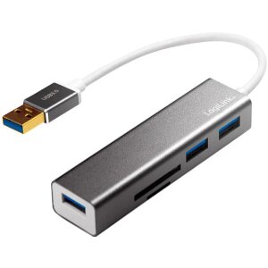 LOGILINK UA0306 USB 3.0 HUB 3-PORT WITH CARD READER