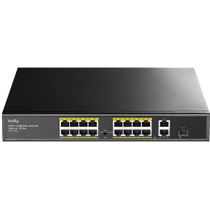 FAST ETHERNET 18PORT SWITCH POE CUDY FS1018PS1