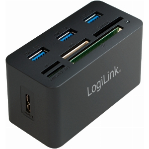 LOGILINK CR0042 USB 3.0 HUB WITH ALL-IN-ONE CARD READER