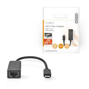 NEDIS CCGP64960WT02 USB NETWORK ADAPTER 0.2M BLACK