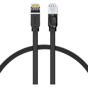 BASEUS CAT6 RJ45 ETHERNET GIGABIT NETWORK FLAT CABLE 3M BLACK