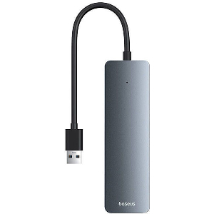 BASEUS ULTRAJOY SERIES 4X USB 3.0 HUB LITE 15CM SPACE GREY