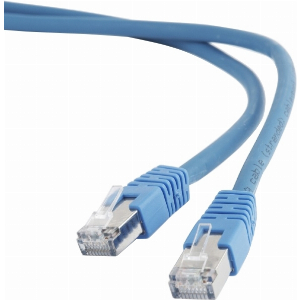 CABLEXPERT PP6A-LSZHCU-B-0.25M S/FTP CAT. 6A LSZH PATCH CORD 0.25M BLUE