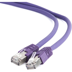 CABLEXPERT PP6A-LSZHCU-V-5M S/FTP CAT. 6A LSZH PATCH CORD 5M PURPLE
