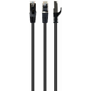 CABLEXPERT S/FTP CAT. 6A LSZH PATCH CORD BLACK 10 M PP6A-LSZHCU-BK-10M
