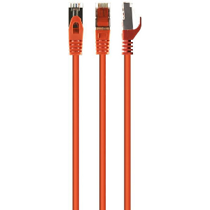 CABLEXPERT S/FTP CAT. 6A LSZH PATCH CORD ORANGE 1 M PP6A-LSZHCU-O-1M