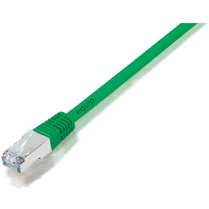 EQUIP 225443 CAT.5E F/UTP PATCH CABLE GREEN 0.25M
