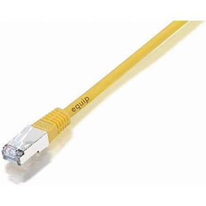 EQUIP 225460 F/UTP C5E PATCHCABLE 1M YELLOW