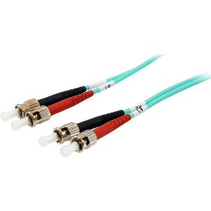 EQUIP 25224307 ST/ST FIBER OPTIC PATCH CABLE OM3 3M